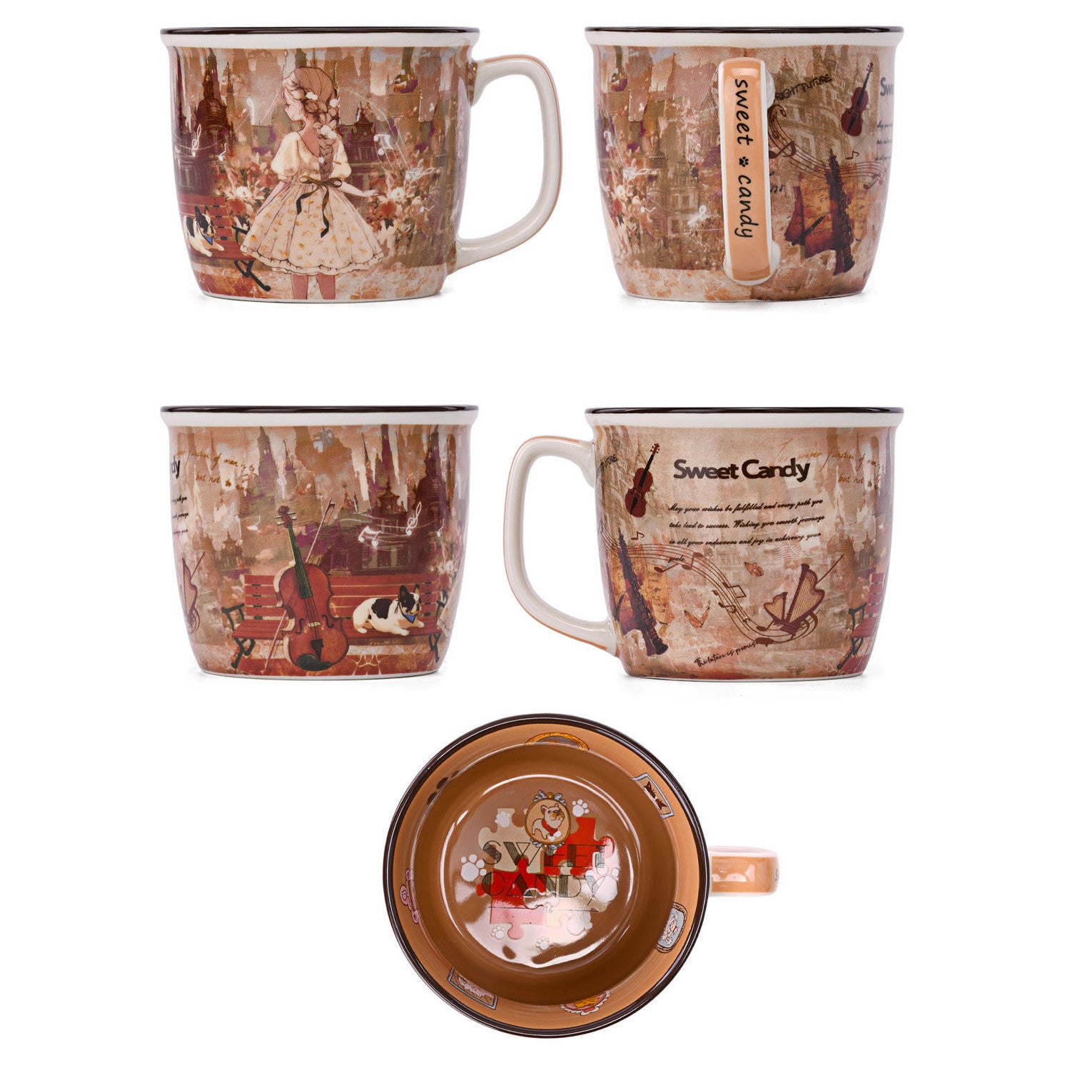 Cana ceramica Sweet Candy