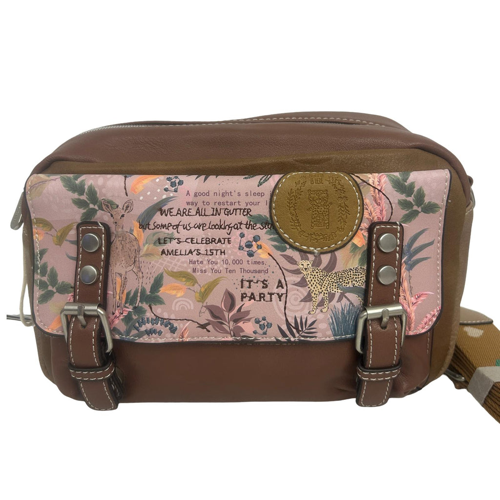 Geantă crossbody cu buzunar spate