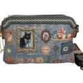 Geanta crossbody cu 2 compartimente principale