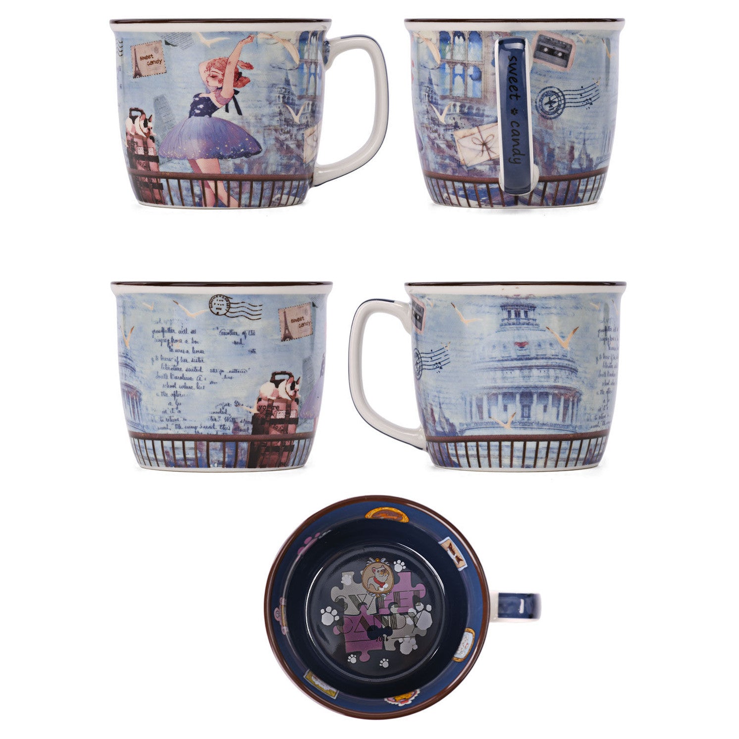 Cana ceramica sweet candy