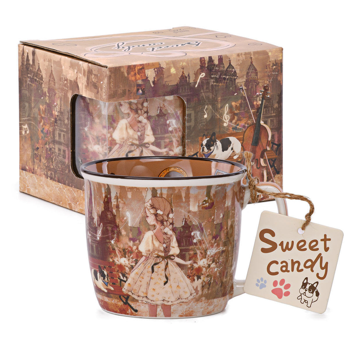 Cana ceramica Sweet Candy