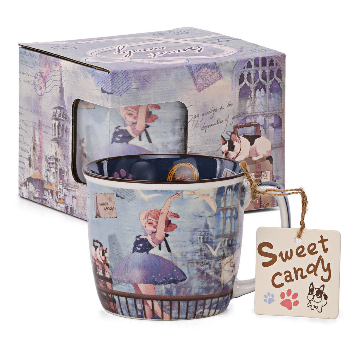 Cana ceramica sweet candy