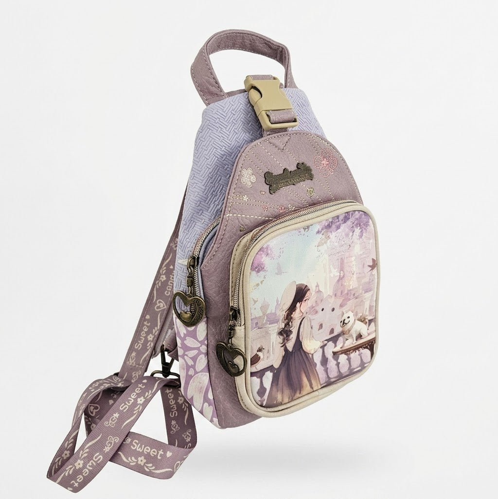 Sweet Candy Rucsac cu Fermoar și cârlig