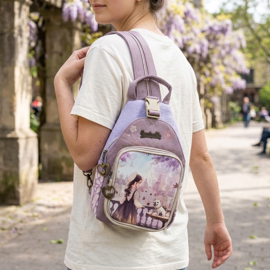 Sweet Candy Rucsac cu Fermoar și cârlig