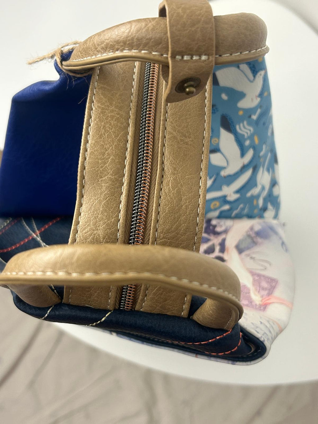 Sweet Candy Anti-Theft Synthetic Doll Backpack for Women with Exterior Pockets and Zippered Straps