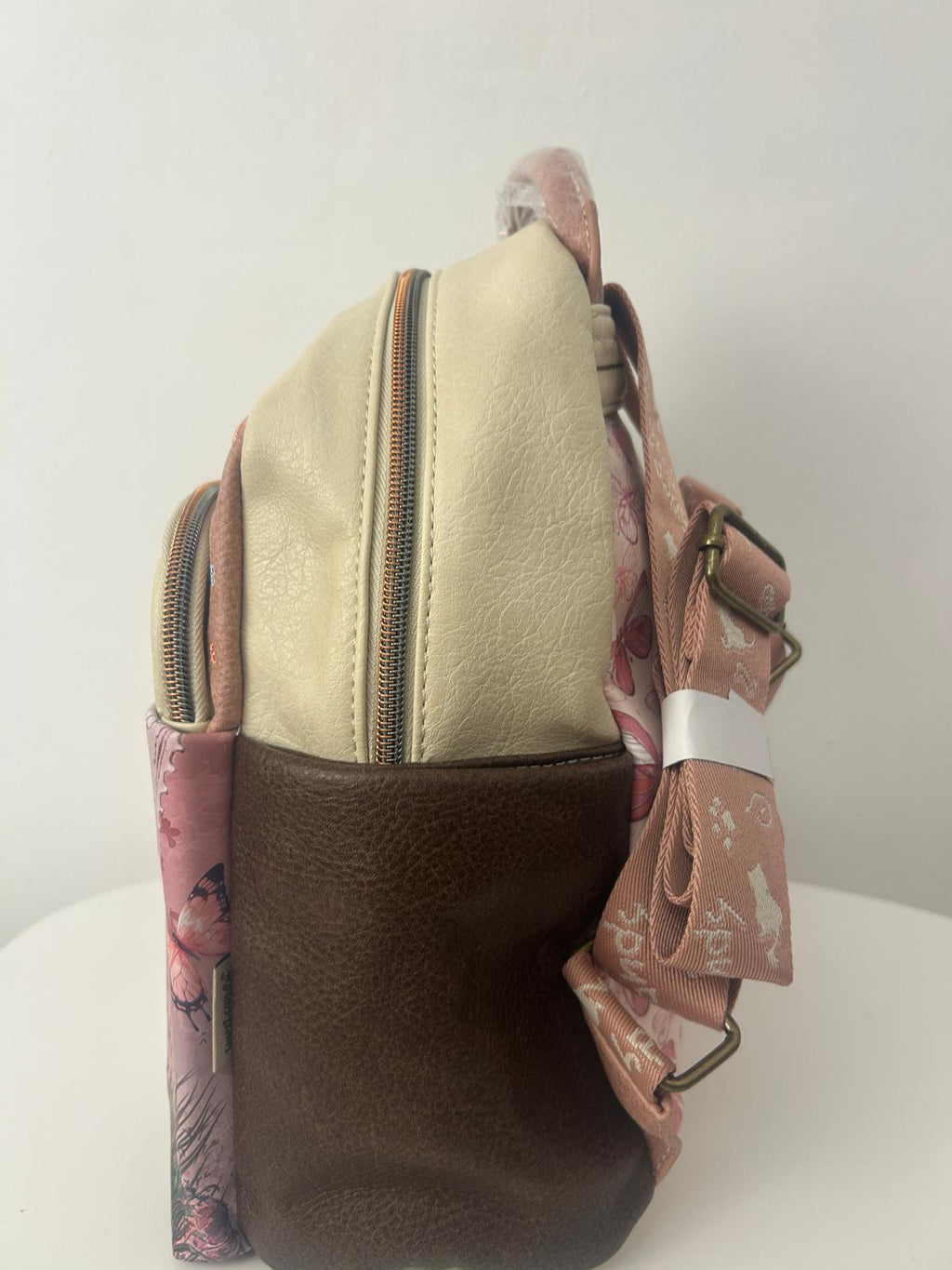 Rucsac mare din piele ecologiga , Sweet Candy, cu 5 compartimente