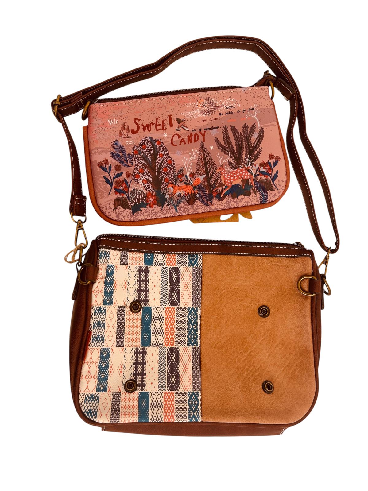 Geantă de mesager Sweet Candy model 2 in 1