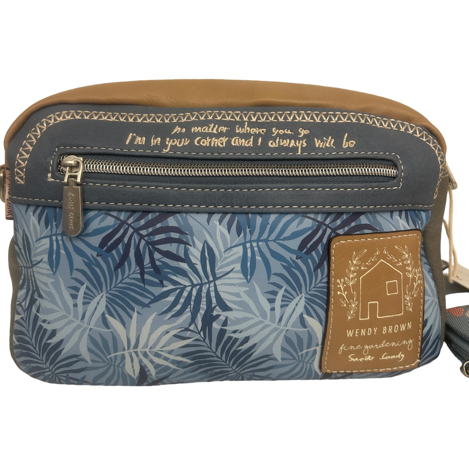 Geantă crossbody cu buzunar spate.