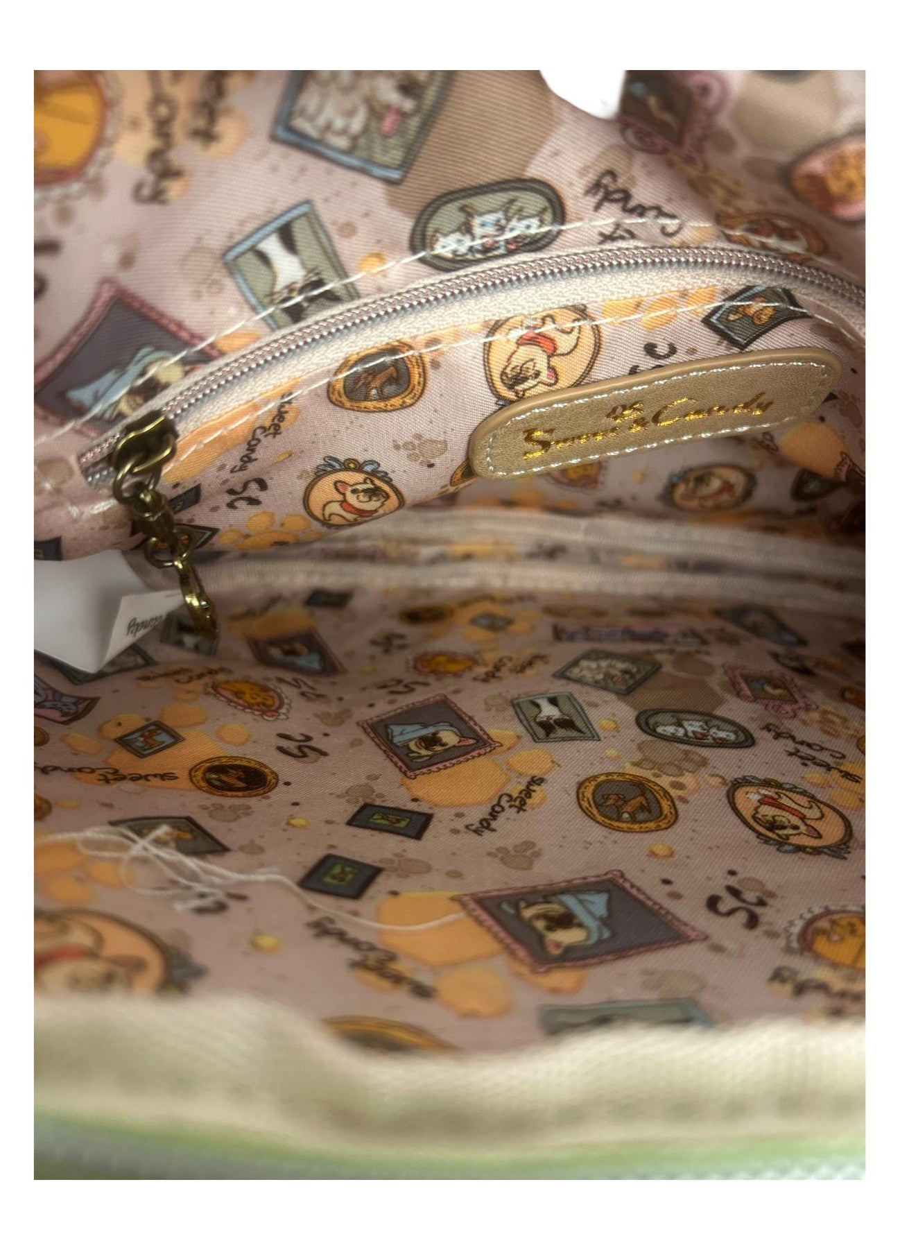 Geanta crossbody cu 2 compartimente principale