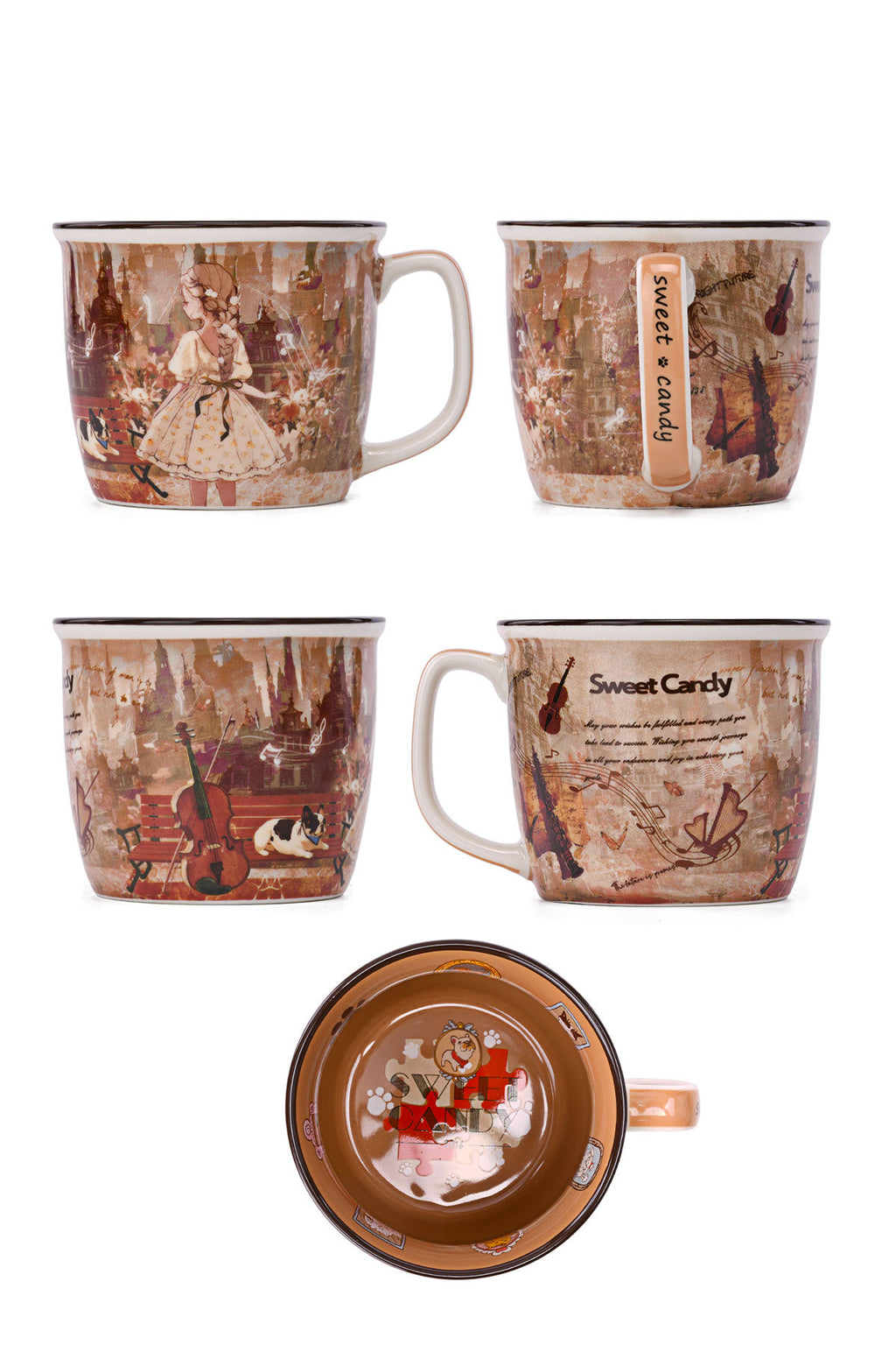 Ceramic Mug Sweet Candy Collection C-240-03-25B