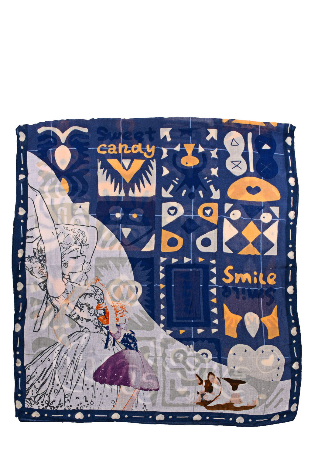 Sweet & Candy stole/scarf  C-354-03-25B