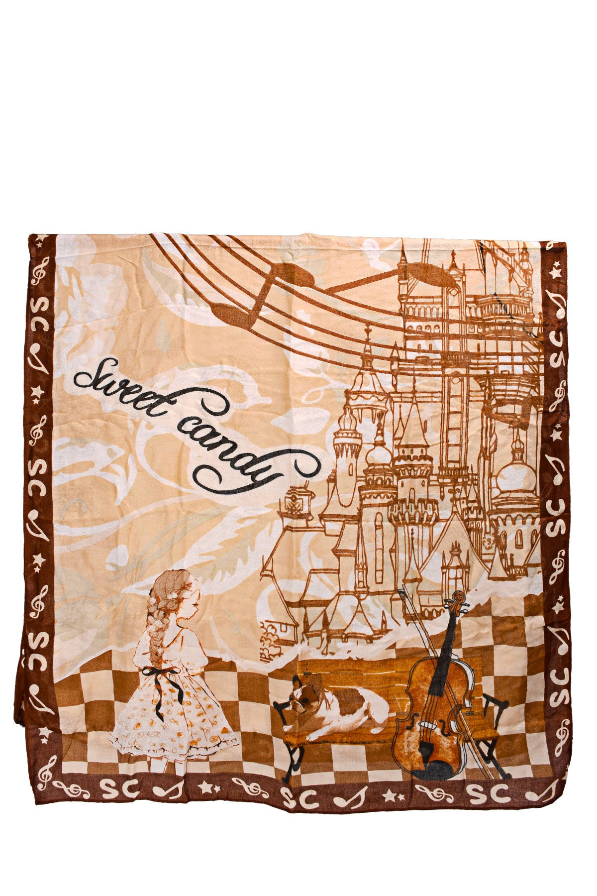 Sweet & Candy stole/scarf  C-354-03-25B