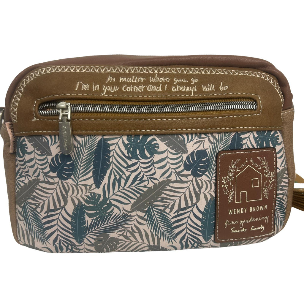 Geantă crossbody cu buzunar spate