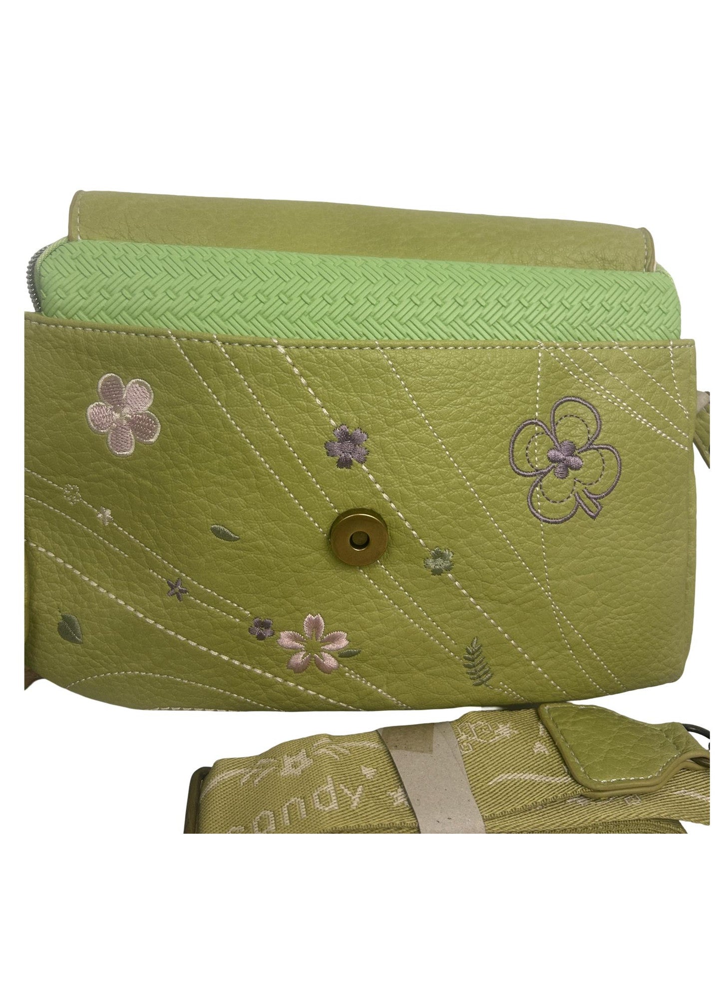 Geanta crossbody cu 2 compartimente principale