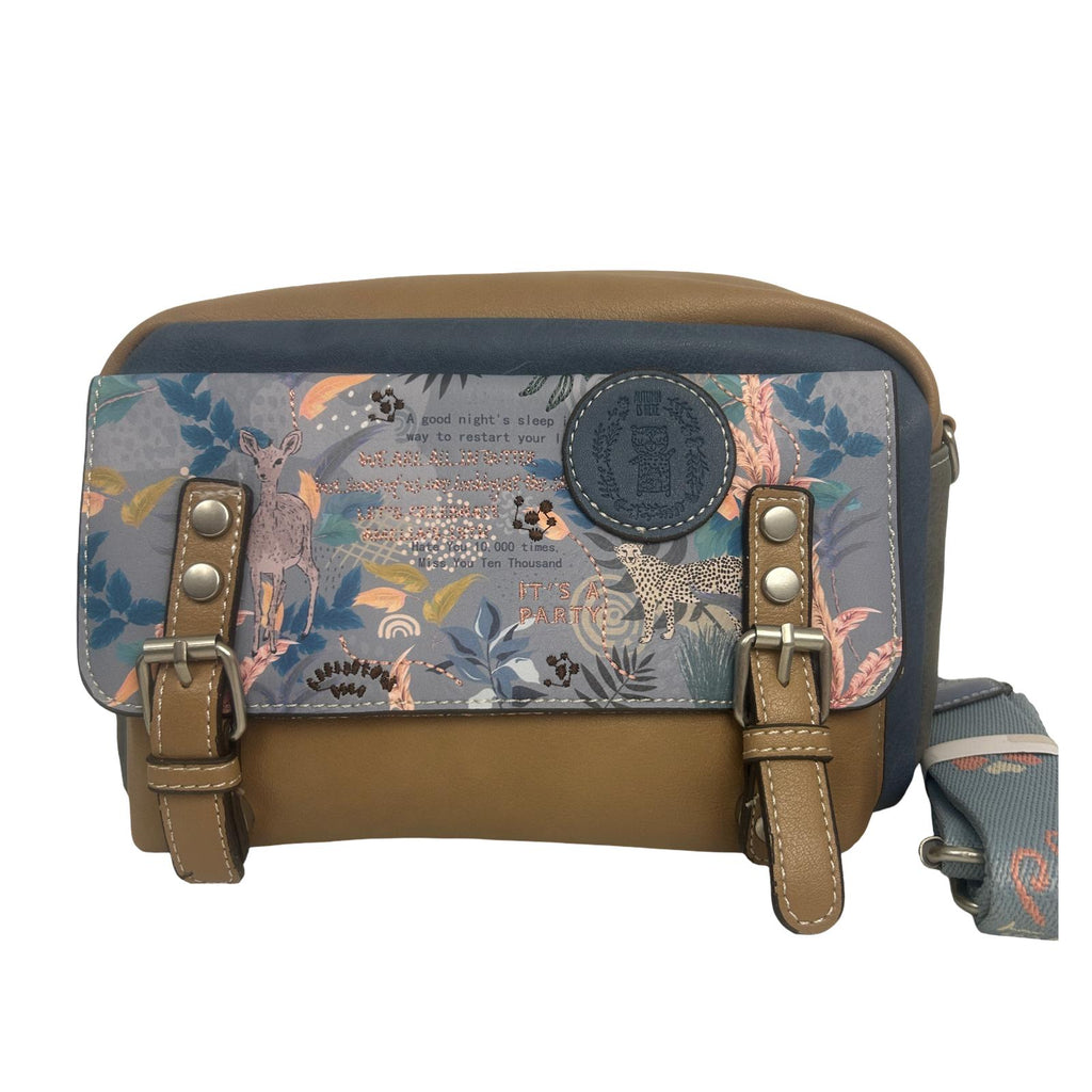 Geantă crossbody cu buzunar spate.