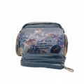 Dragonfly crossbody bag white background clean product shot