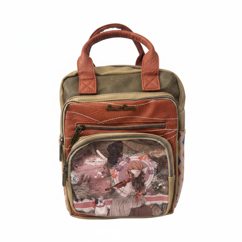 Backpack white background clean product shot