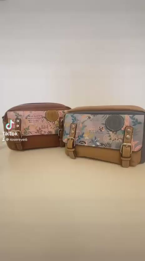 Geantă crossbody cu buzunar spate
