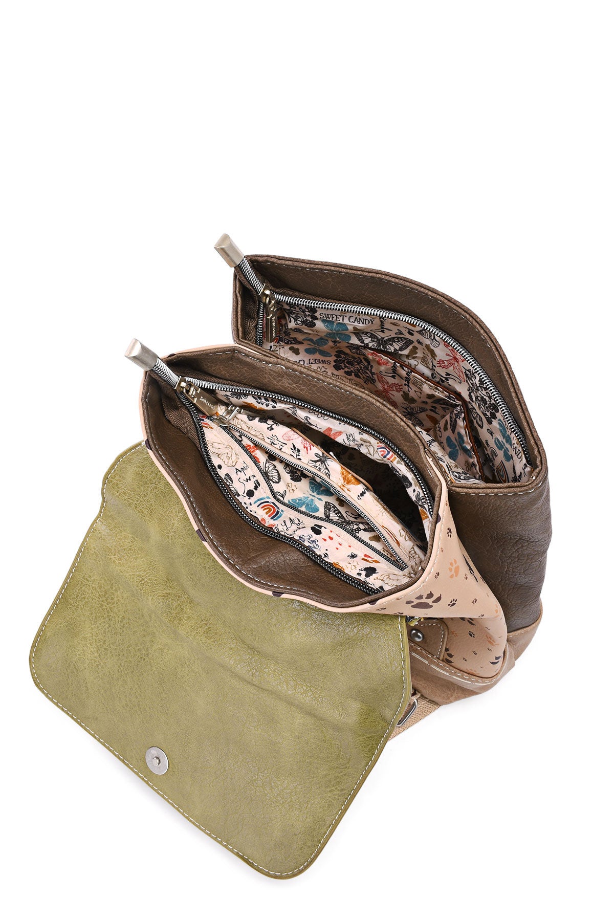 Sweet & Candy Cats flap backpack